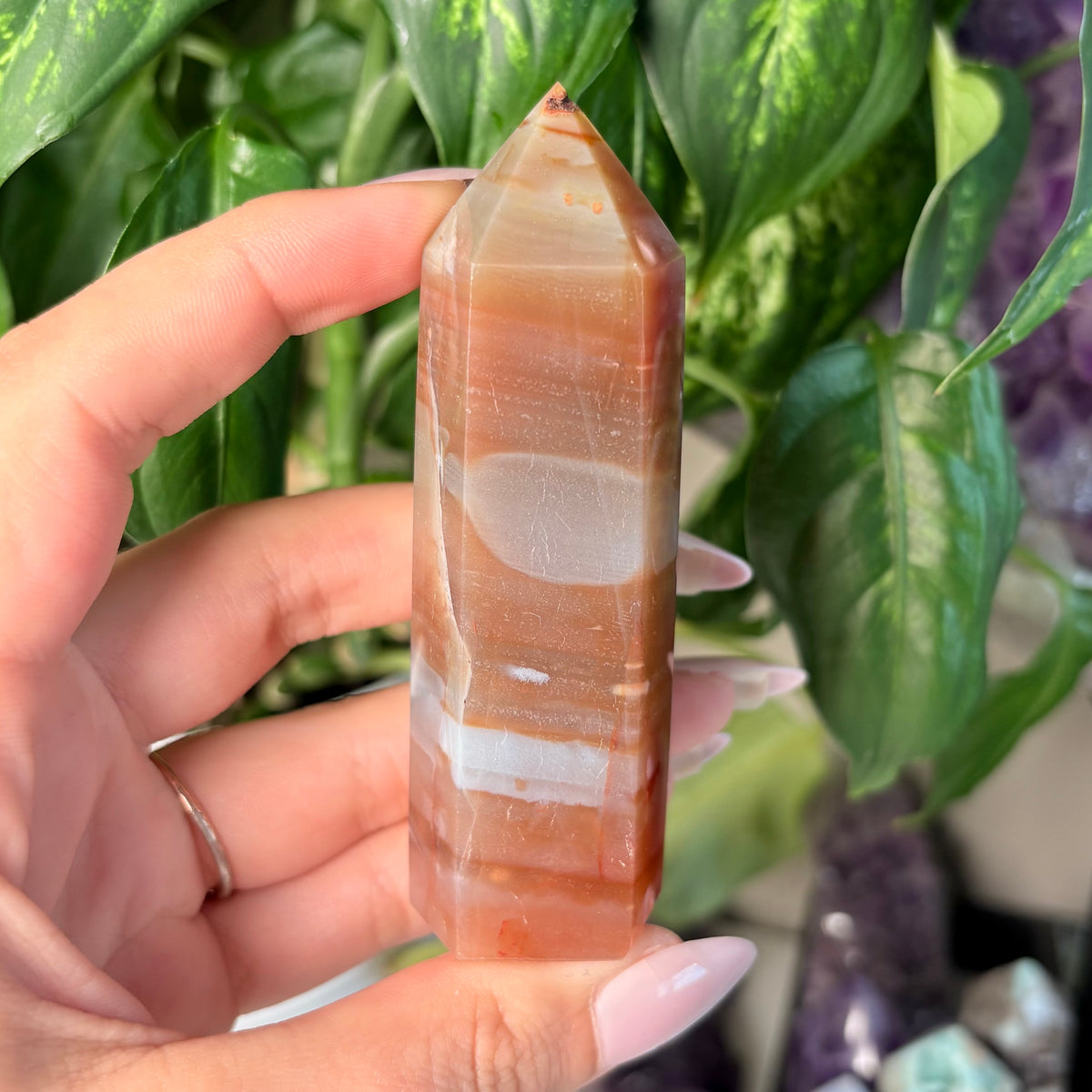 STRIPE AGATE TOWERS