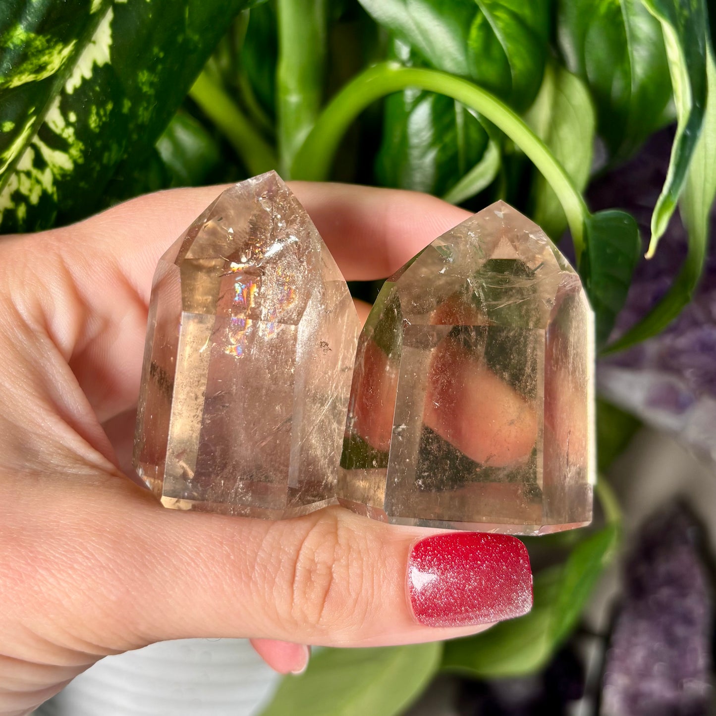 SMOKY QUARTZ TOWERS