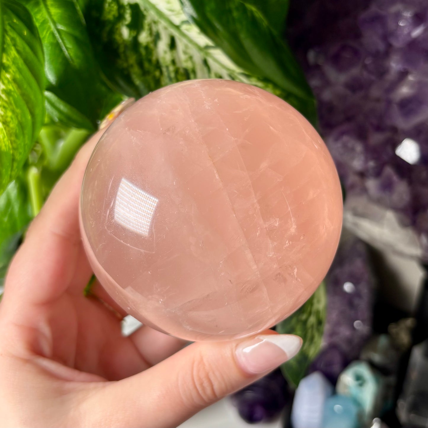 ROSE QUARTZ SPHERES