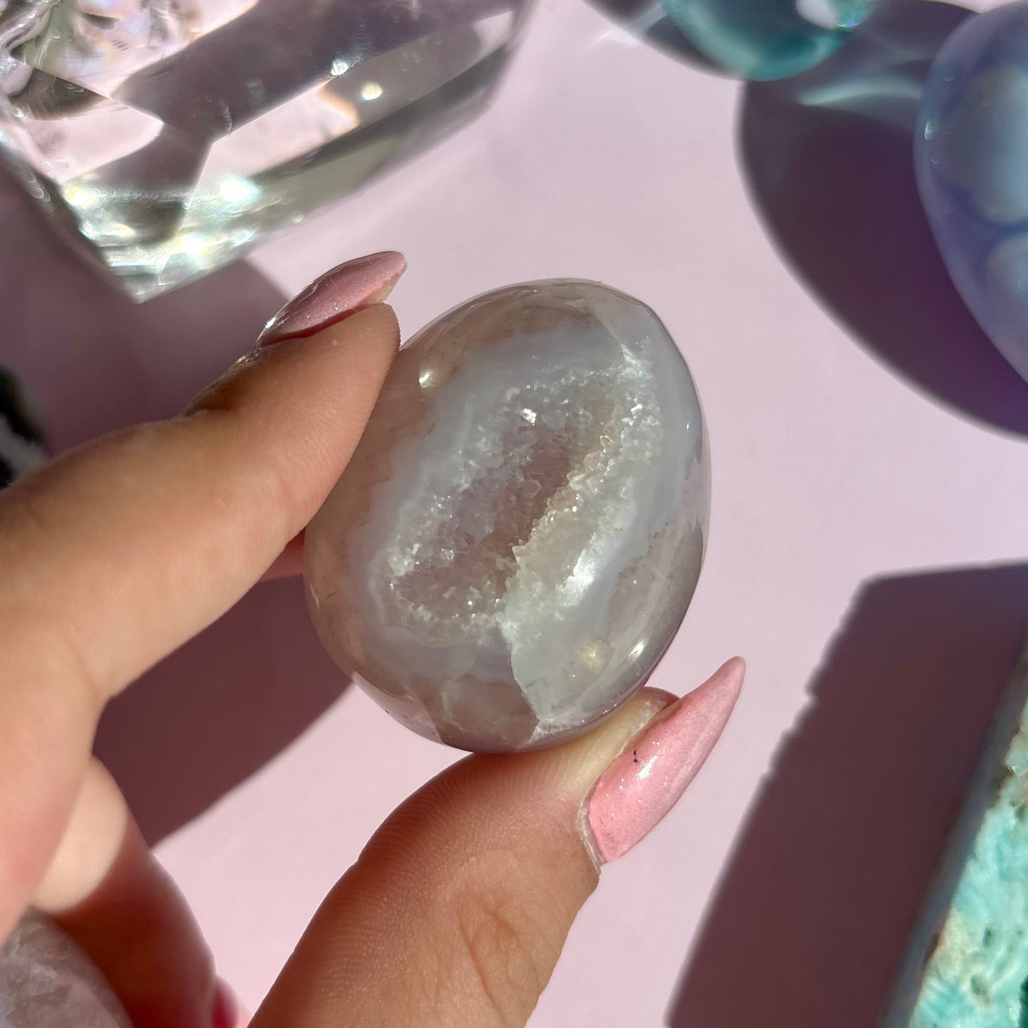 AGATE DRUZY EGGS