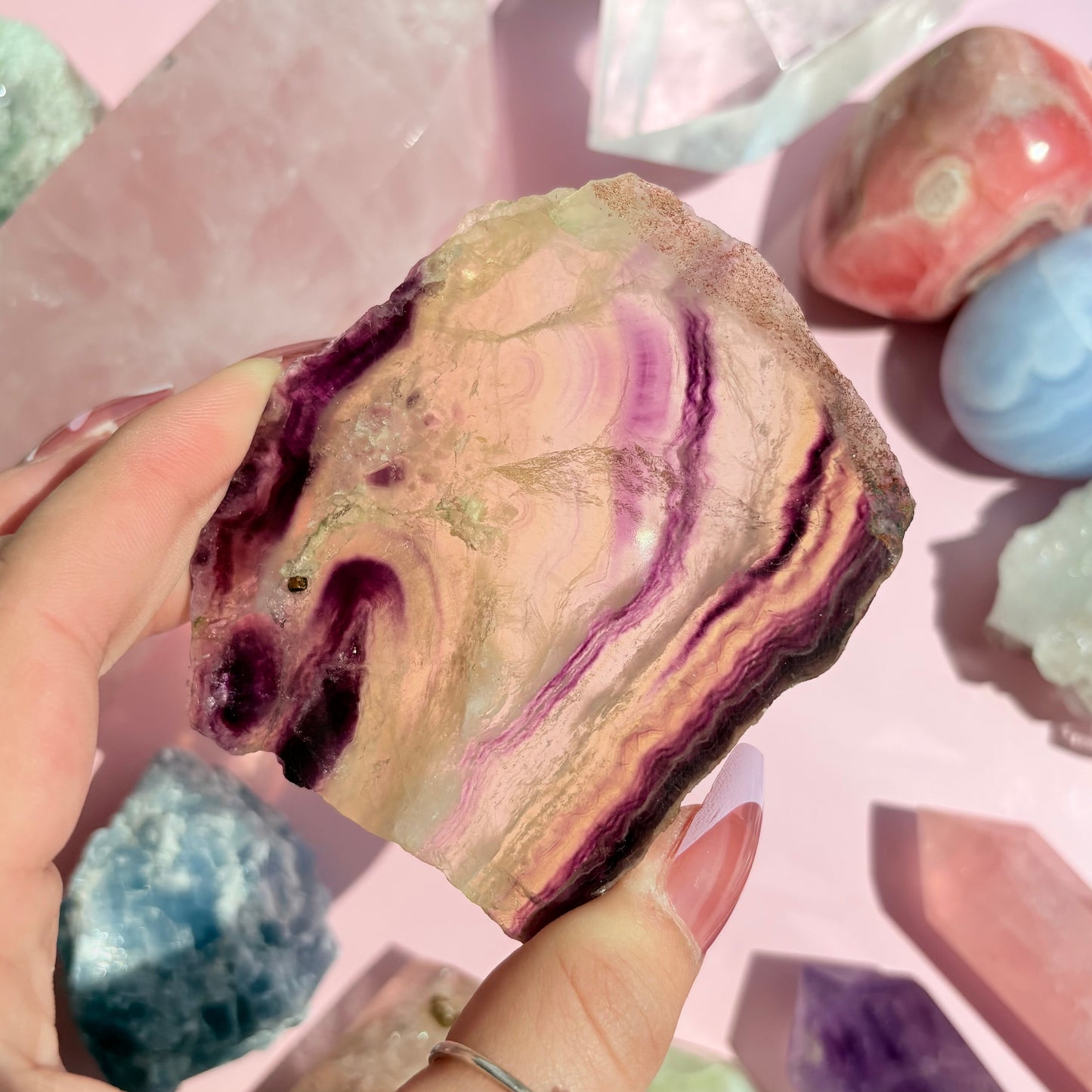 FLUORITE SLABS
