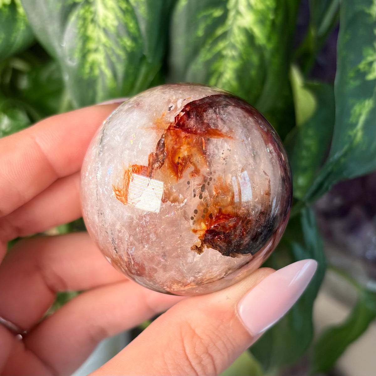 FIRE QUARTZ SPHERES