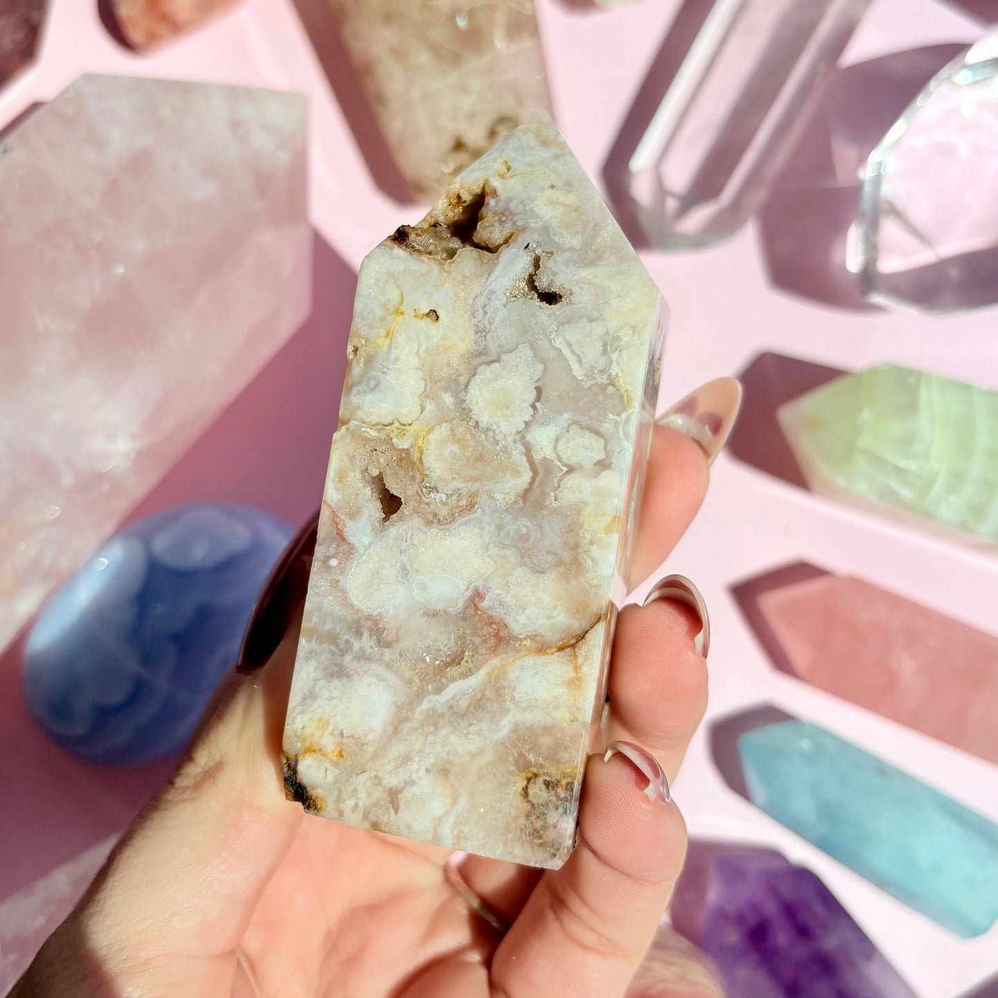 FLOWER AGATE TOWERS