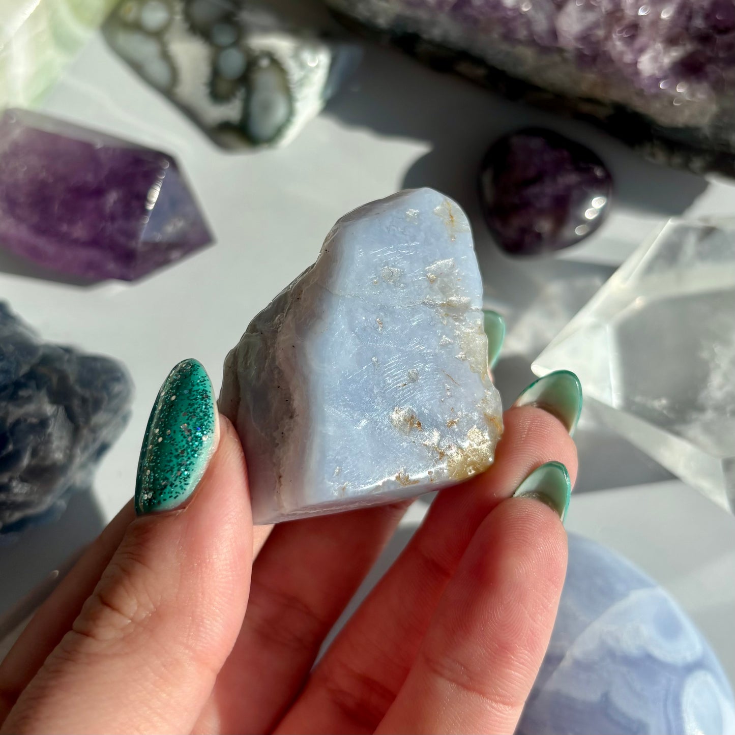 BLUE LACE AGATE FREEFORM