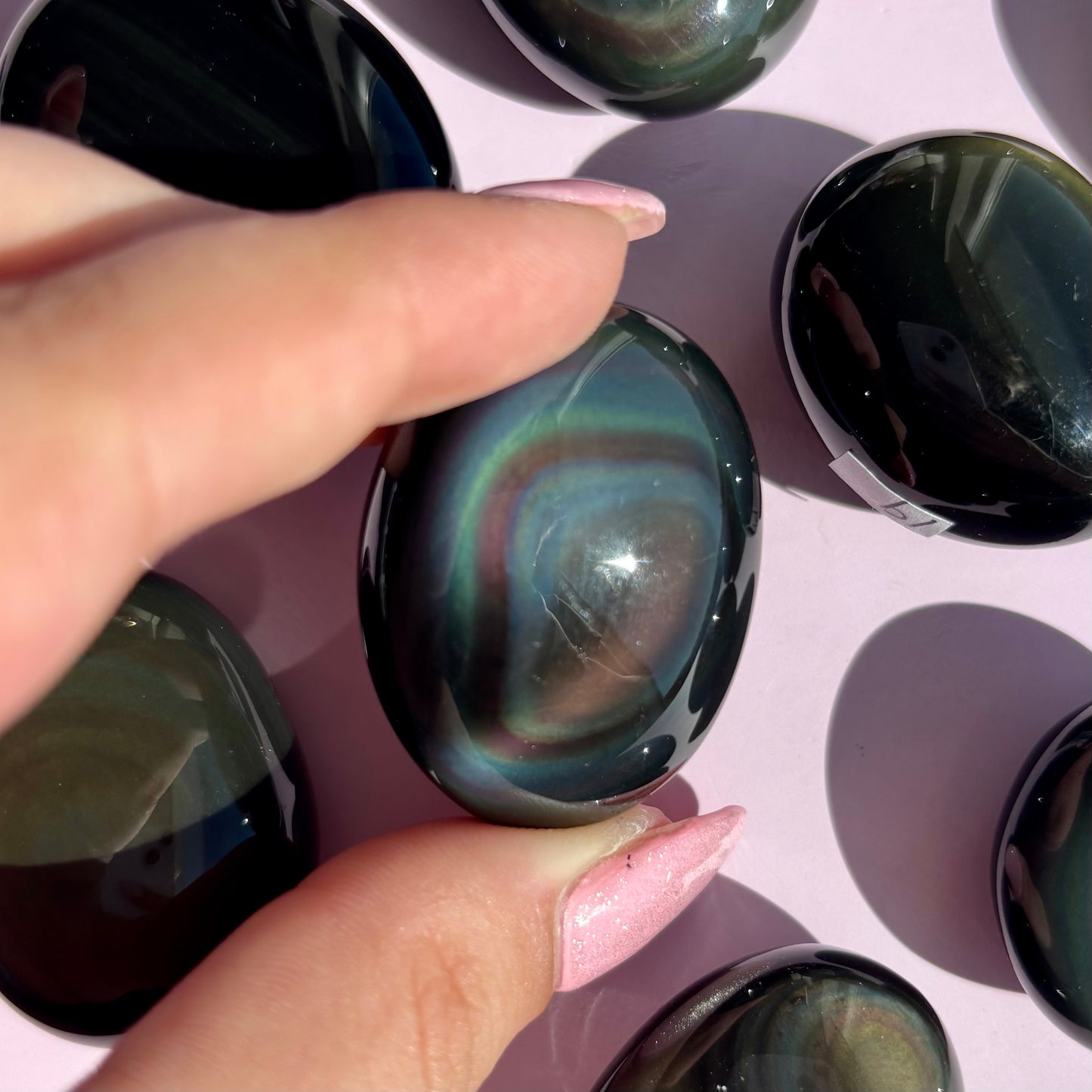RAINBOW OBSIDIAN MINI PALMSTONES