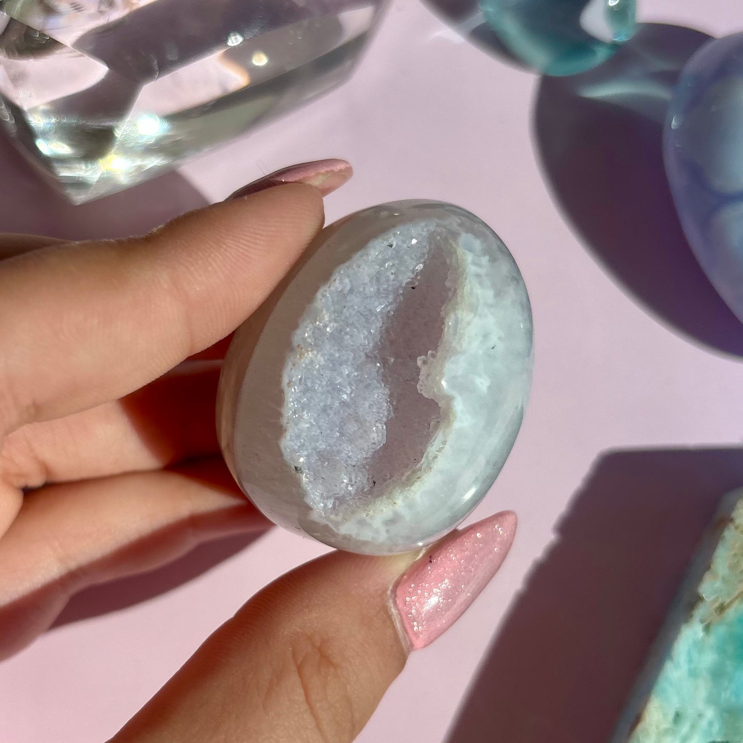 AGATE DRUZY EGGS