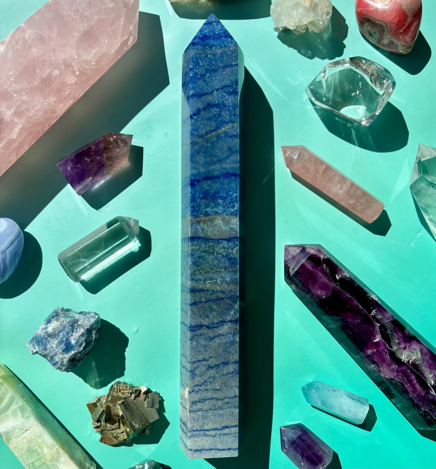 XL BLUE AVENTURINE TOWERS