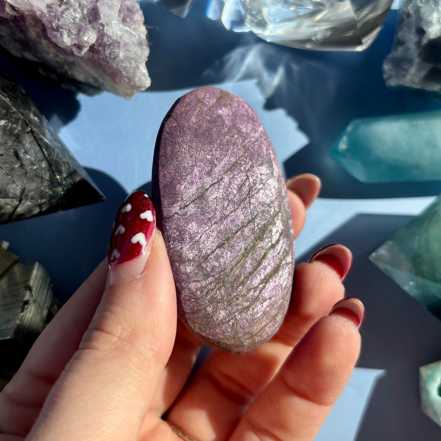 PURPURITE PALMSTONES