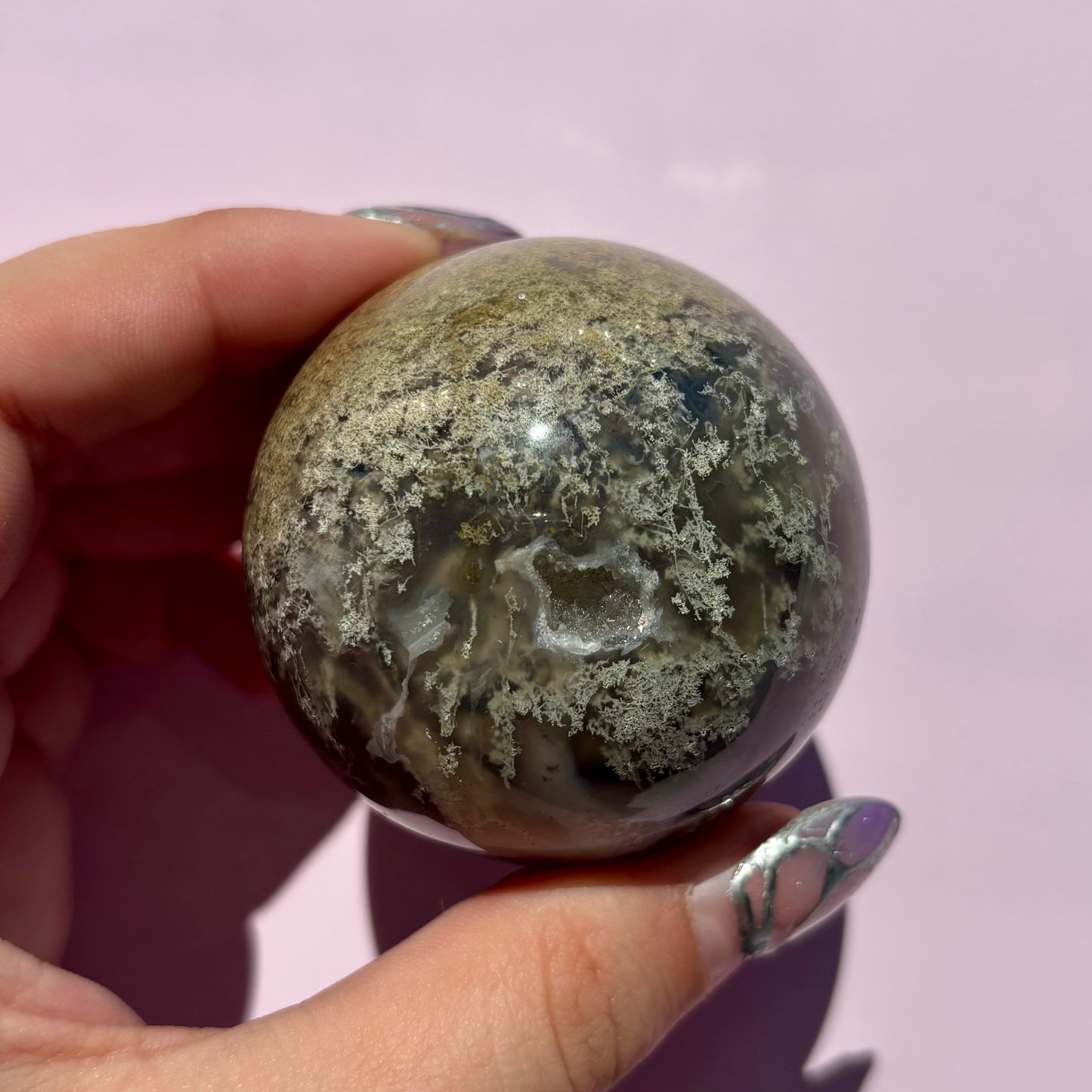 MOSS AGATE SPHERES