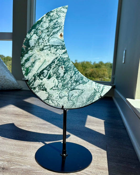 XL MOSS AGATE MOON - 444