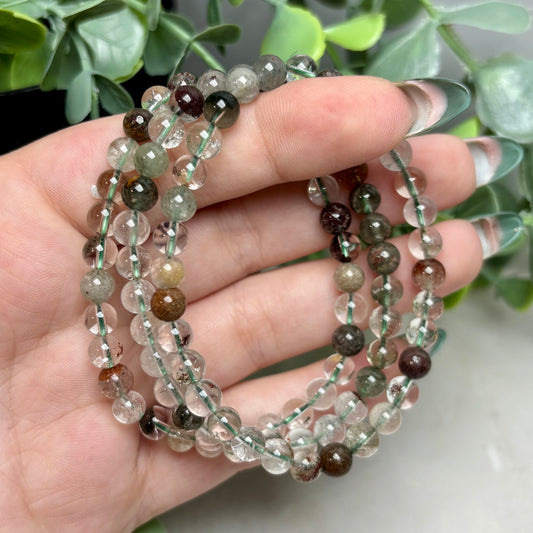GARDEN QUARTZ BRACELET (6MM)