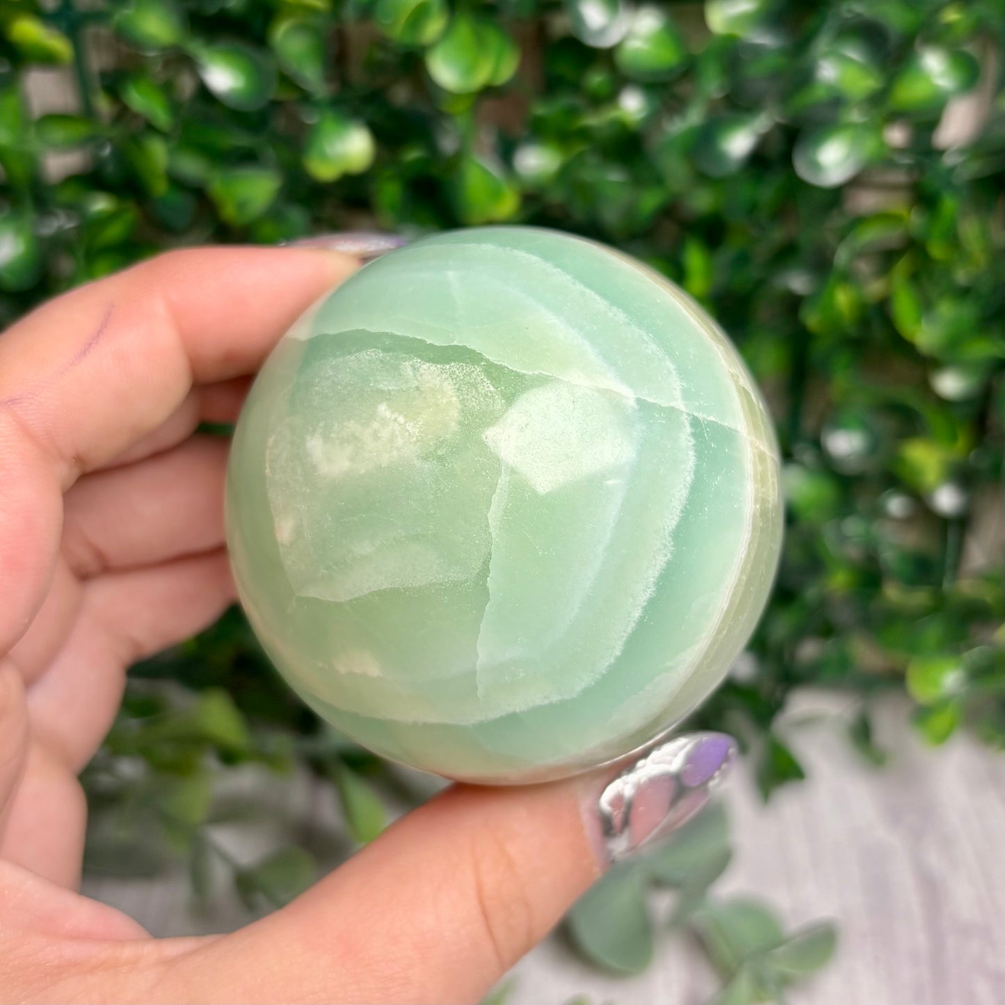PISTACHIO CALCITE SPHERES