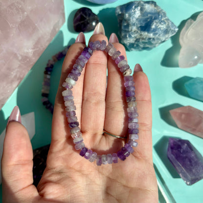 AMETHYST FLAT BRACELET