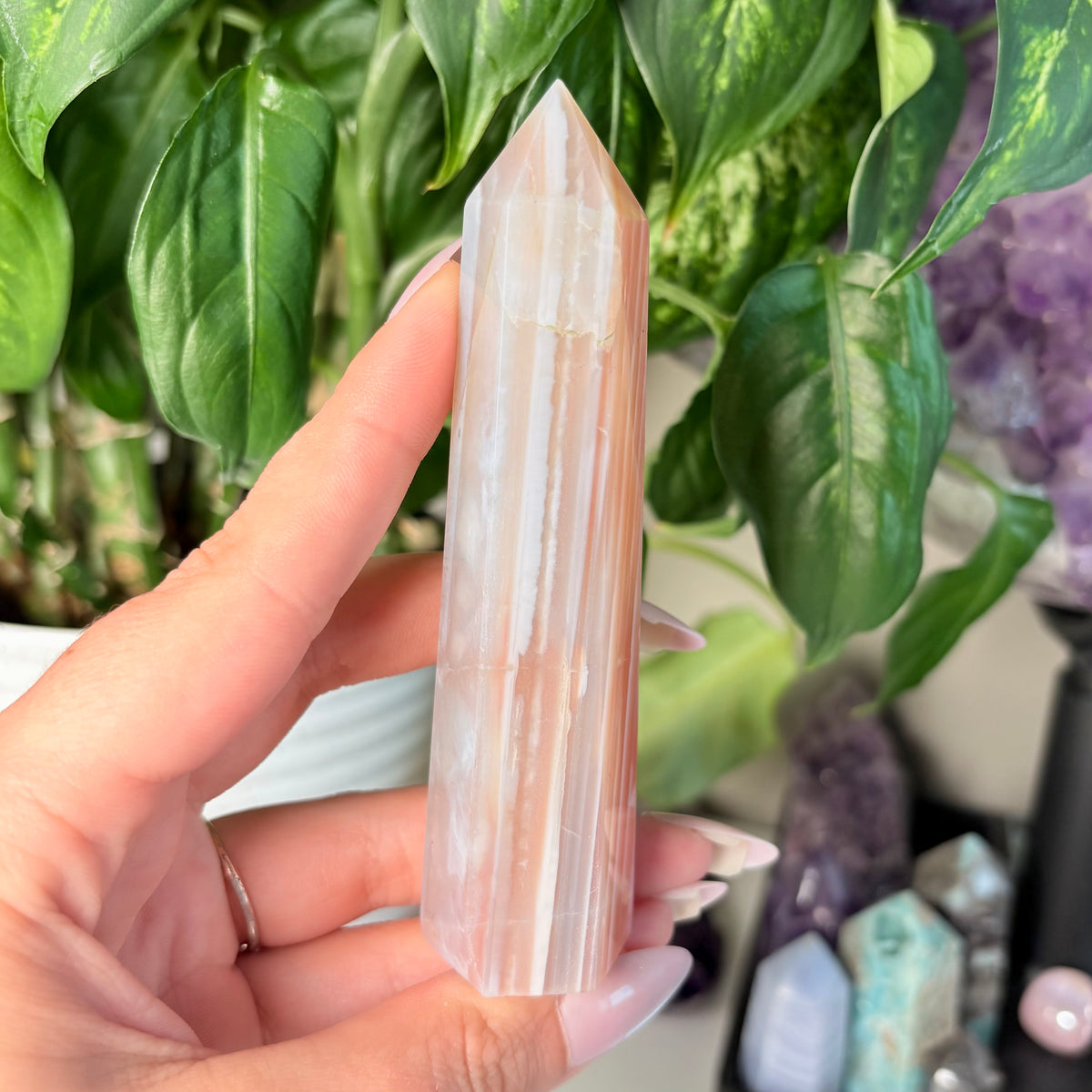 STRIPE AGATE TOWERS
