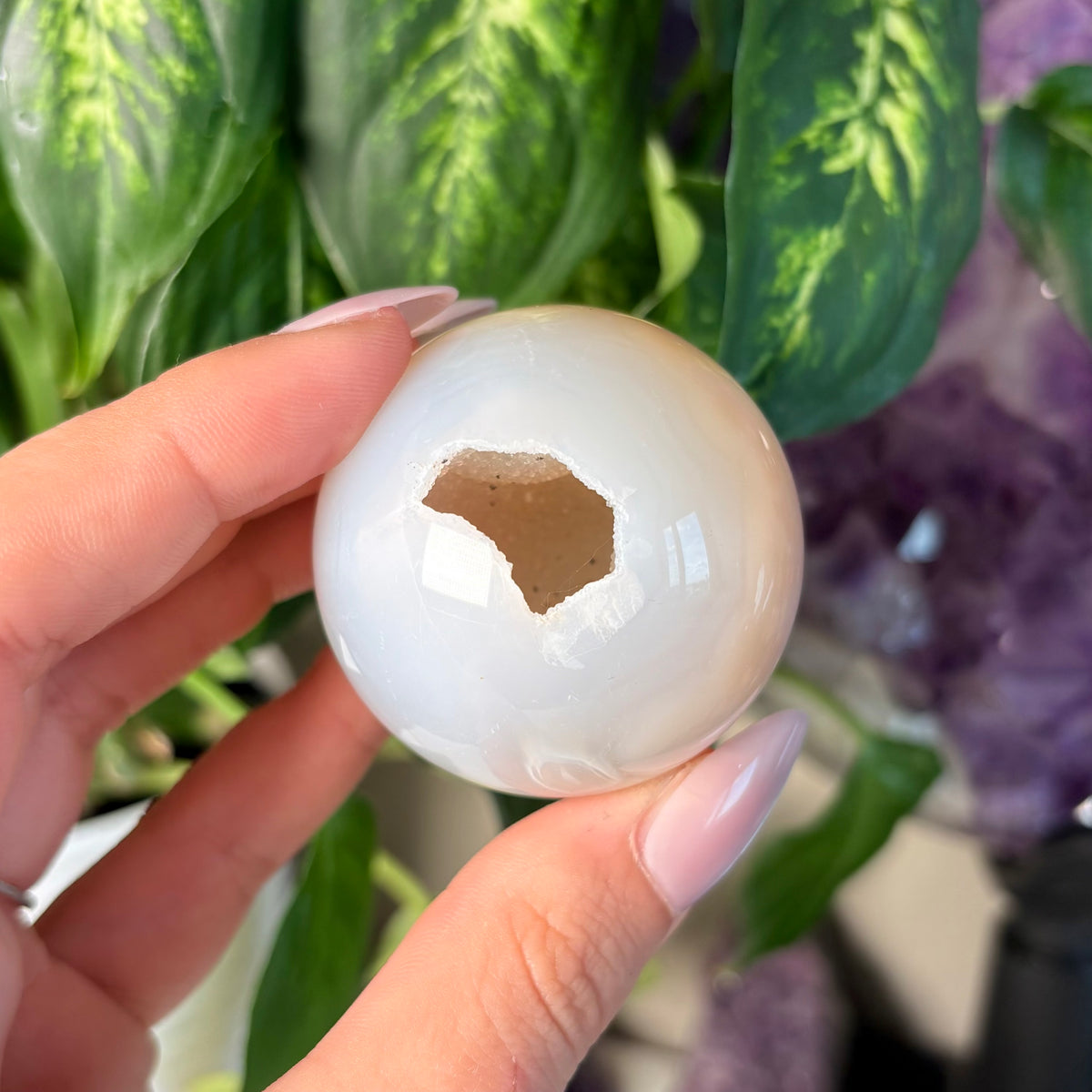 AGATE DRUZY SPHERES