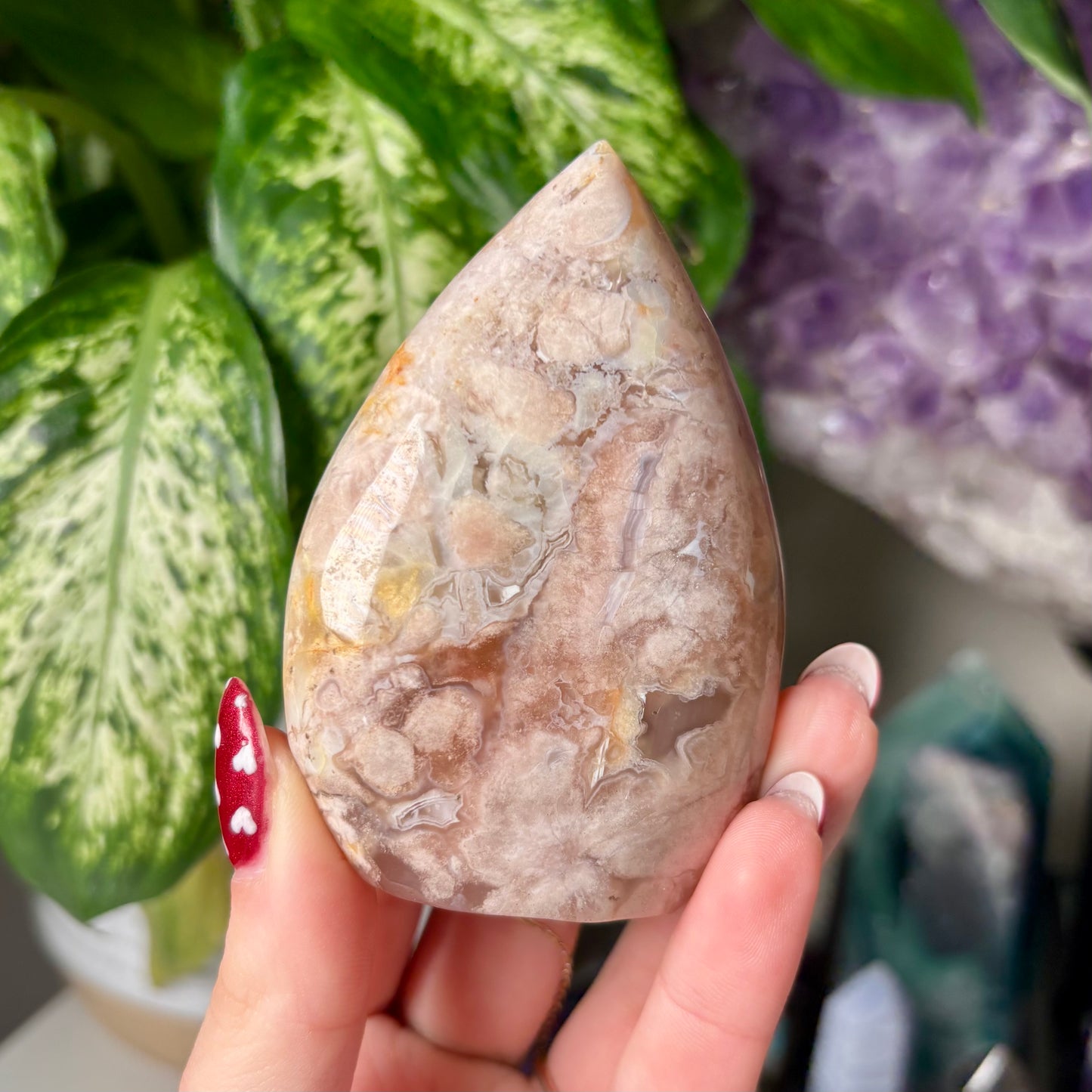 FLOWER AGATE FREEFORMS