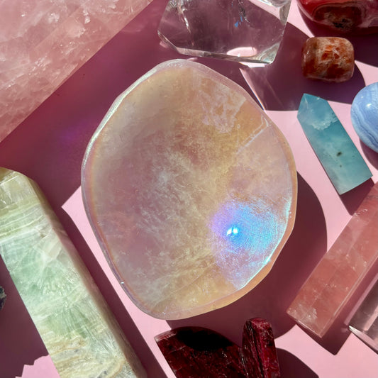 AURA ROSE QUARTZ BOWLS