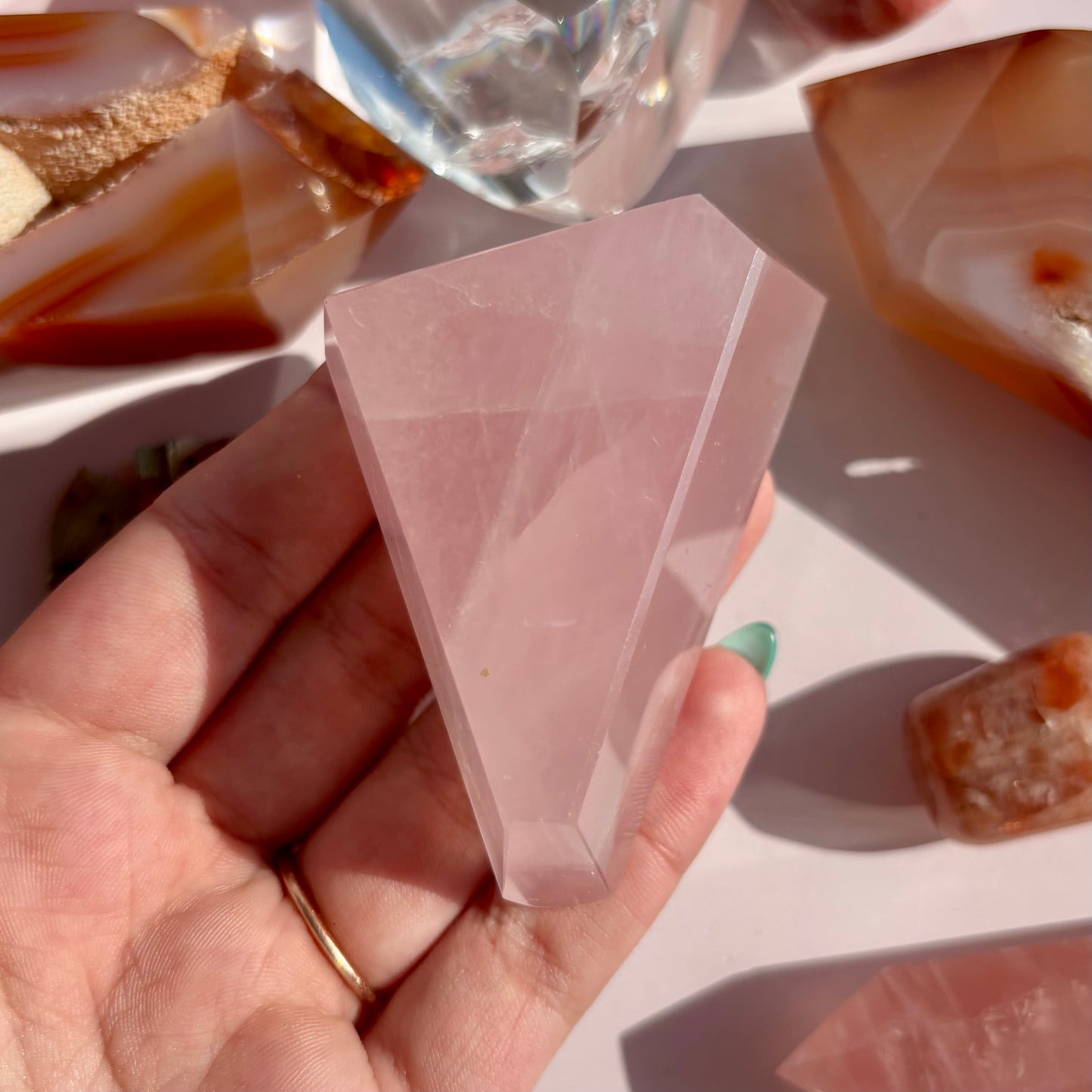 ROSE QUARTZ FREEFORMS