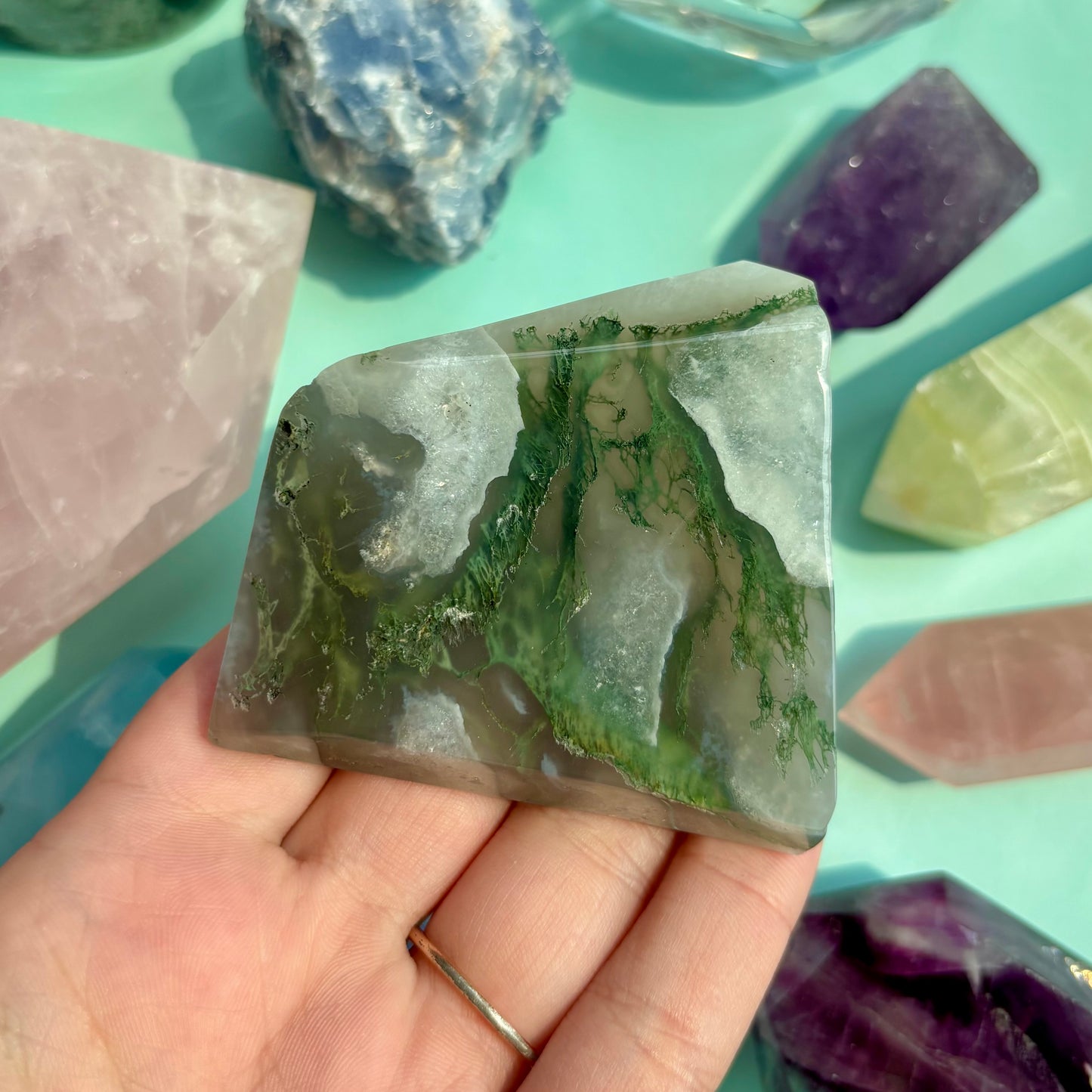 MOSS AGATE GUSHERS
