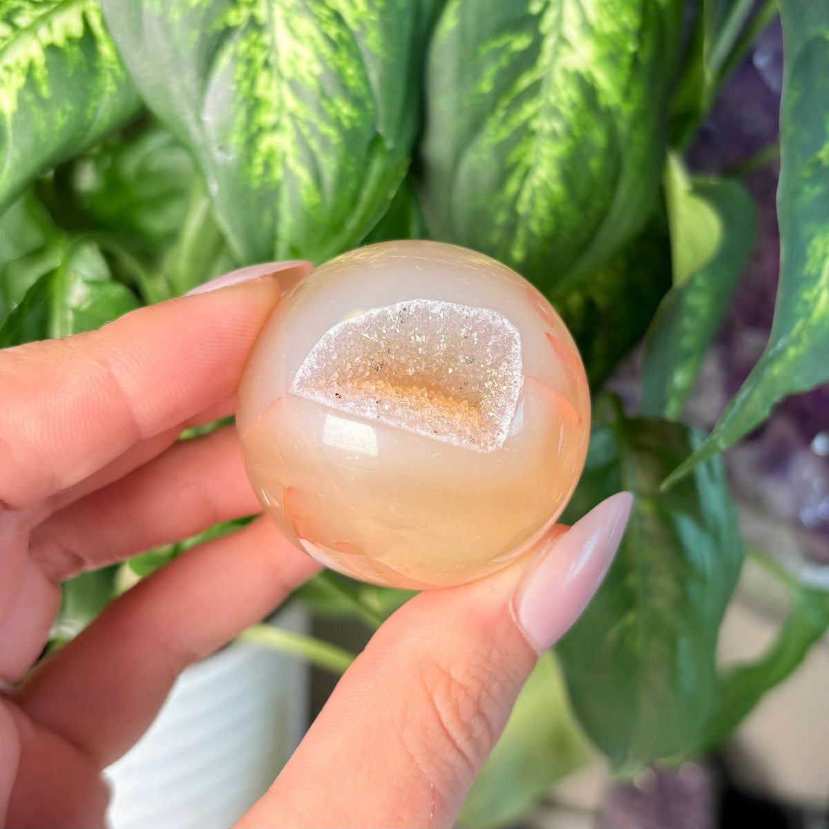 AGATE DRUZY SPHERES
