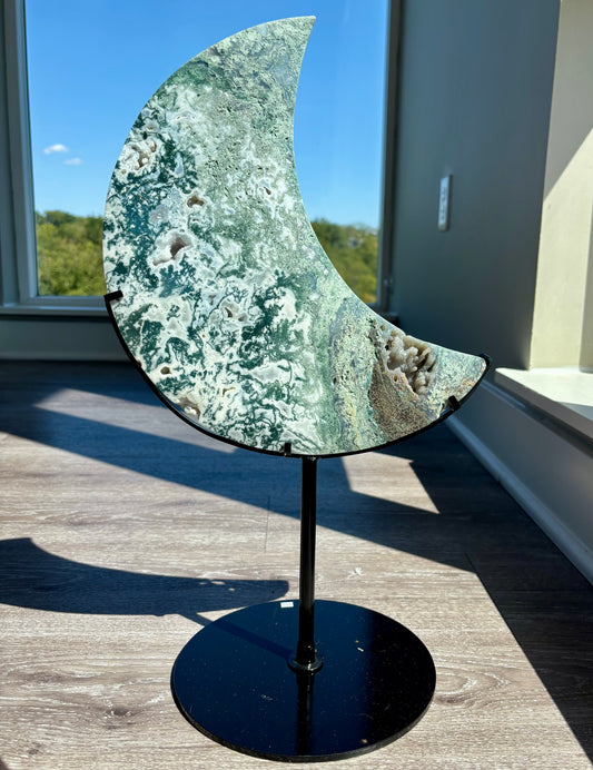 XL MOSS AGATE MOON - 333