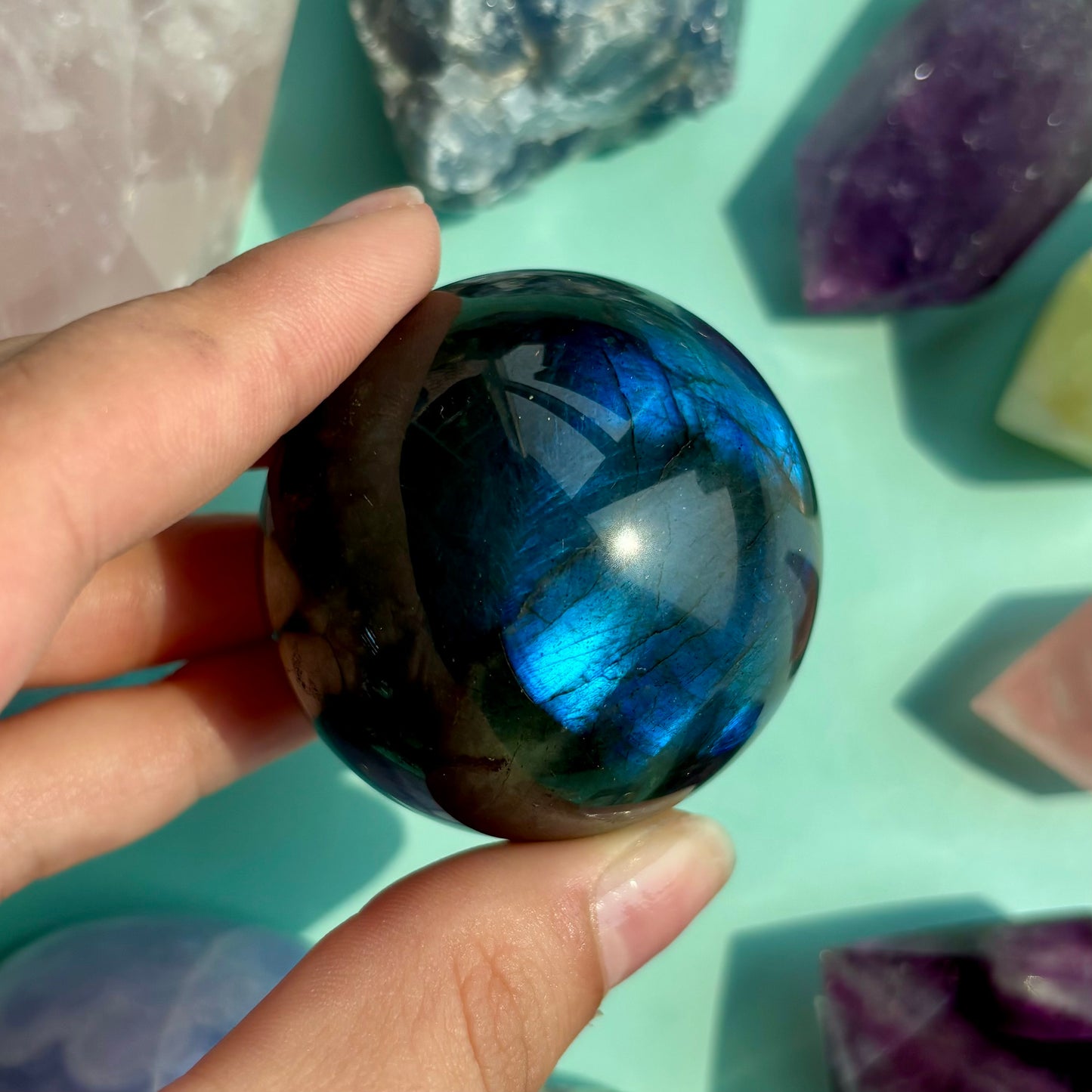 LABRADORITE SPHERES