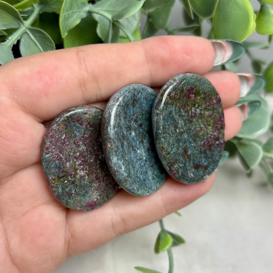 RUBY KYANITE WORRYSTONE
