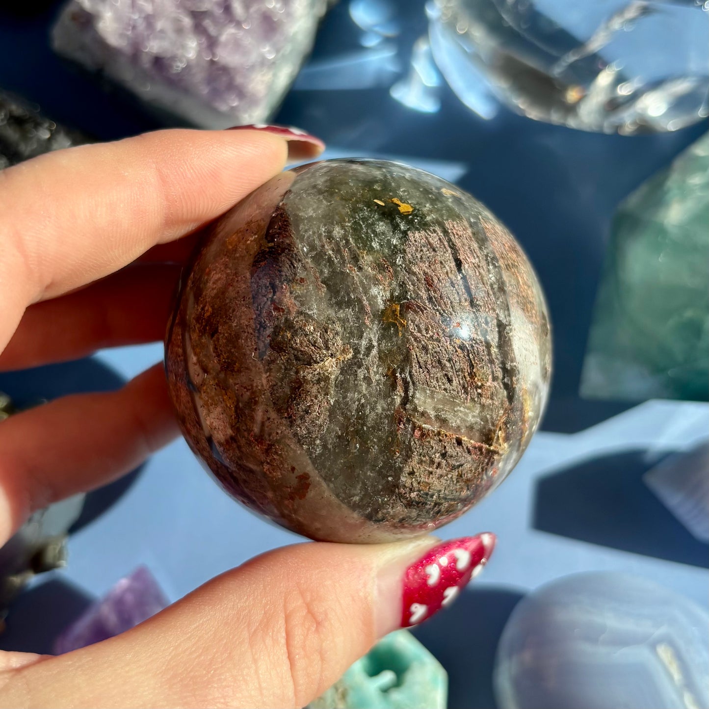 GARDEN QUARTZ SPHERES