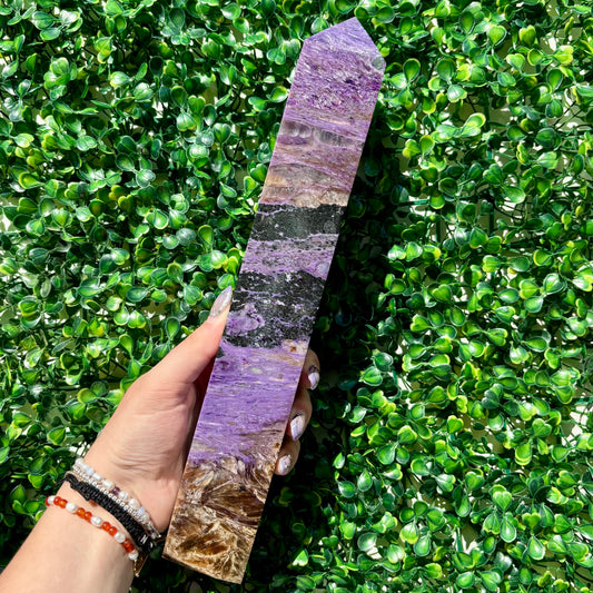 XL CHAROITE TOWER - 555