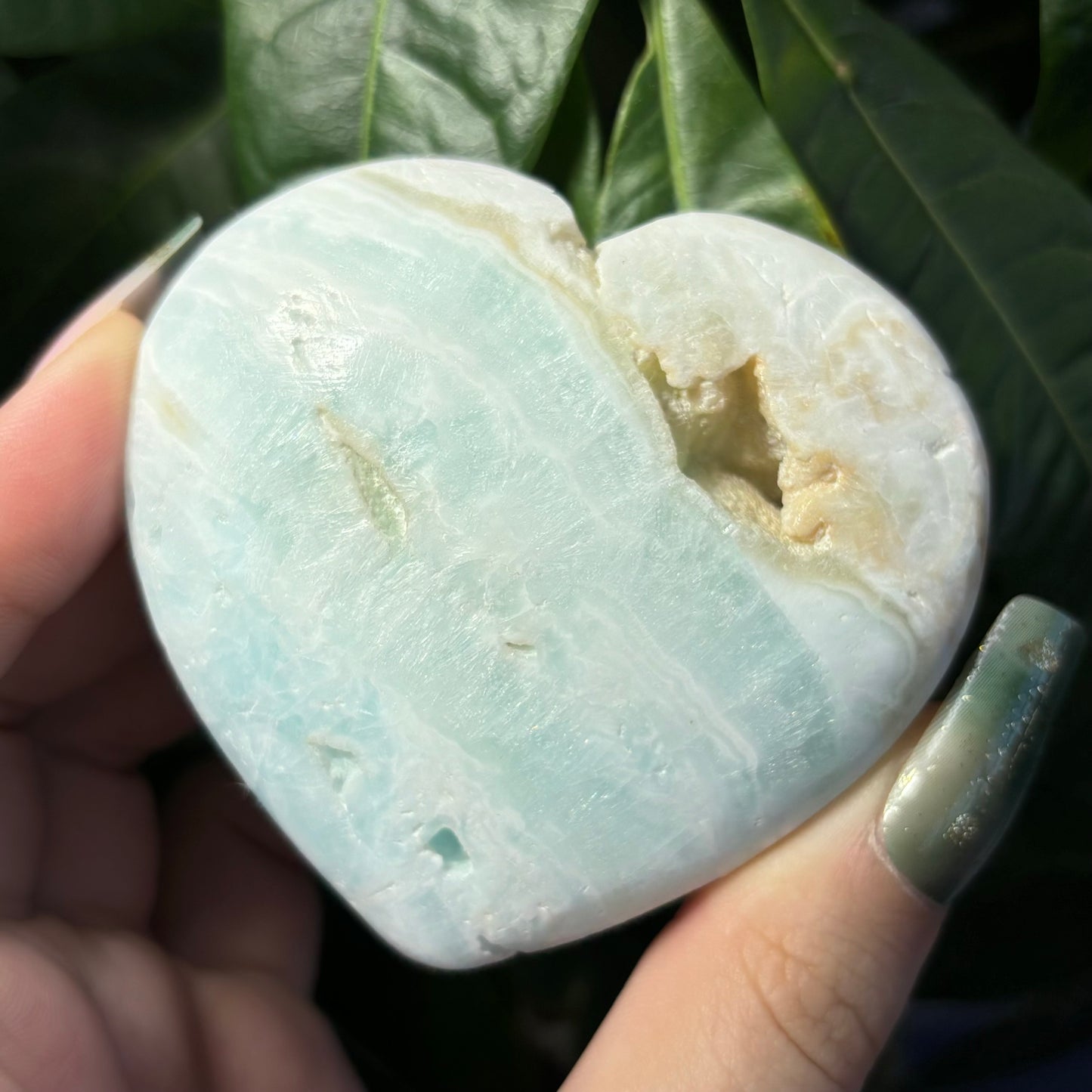 CARIBBEAN CALCITE HEART