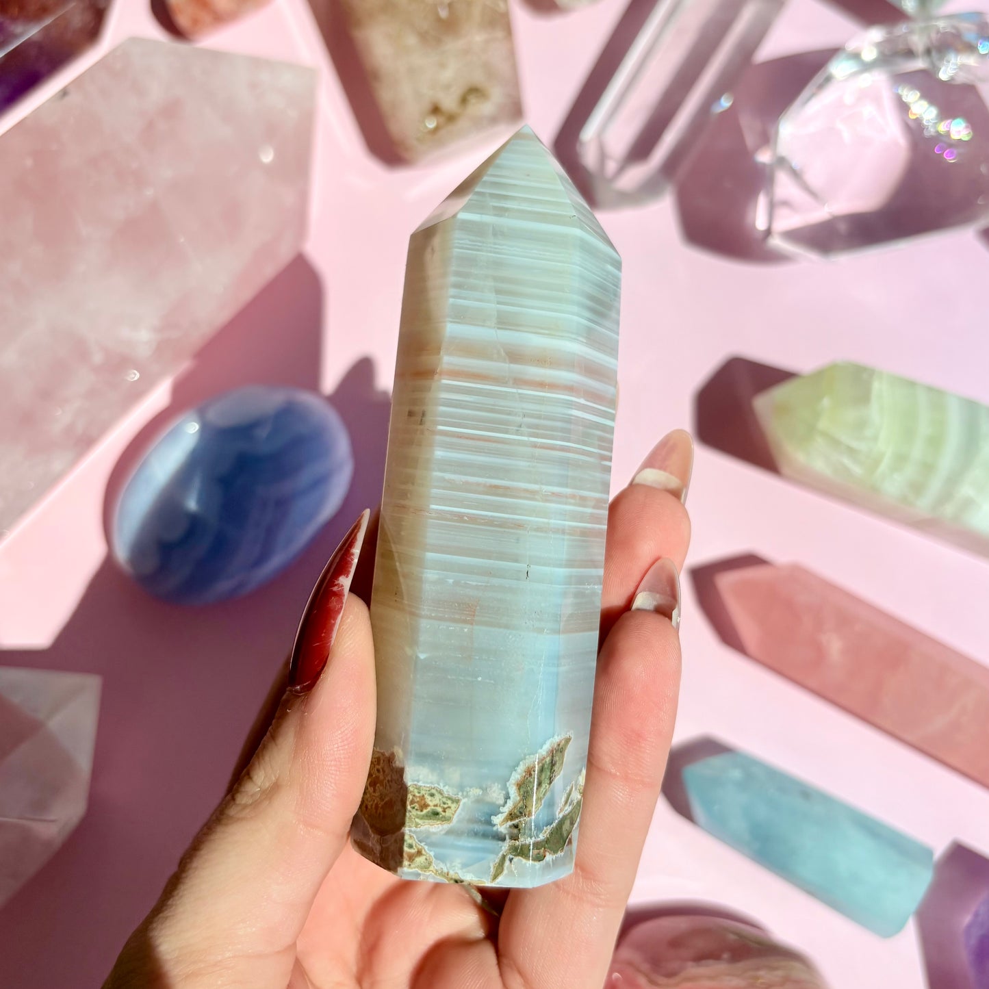 STRIPE AGATE TOWER