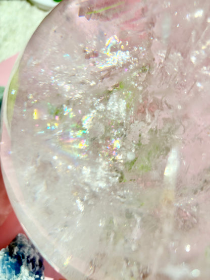 XL CLEAR QUARTZ SPHERE
