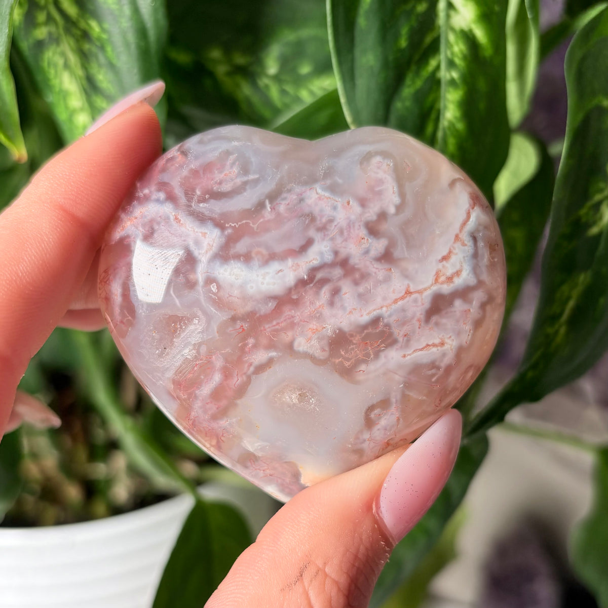 ORCA AGATE HEARTS