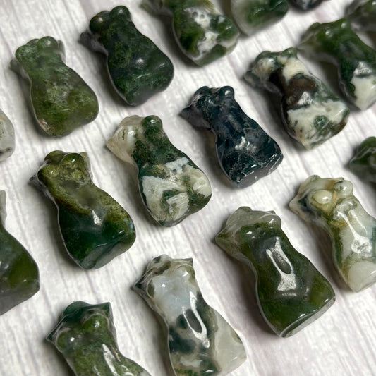 MOSS AGATE GODDESS