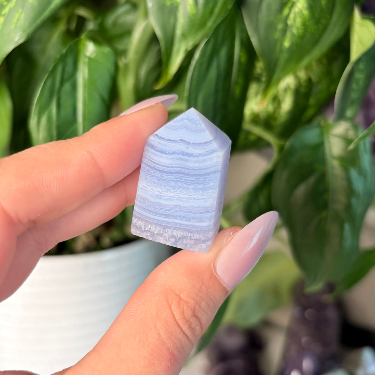 BLUE LACE AGATE TOWERS