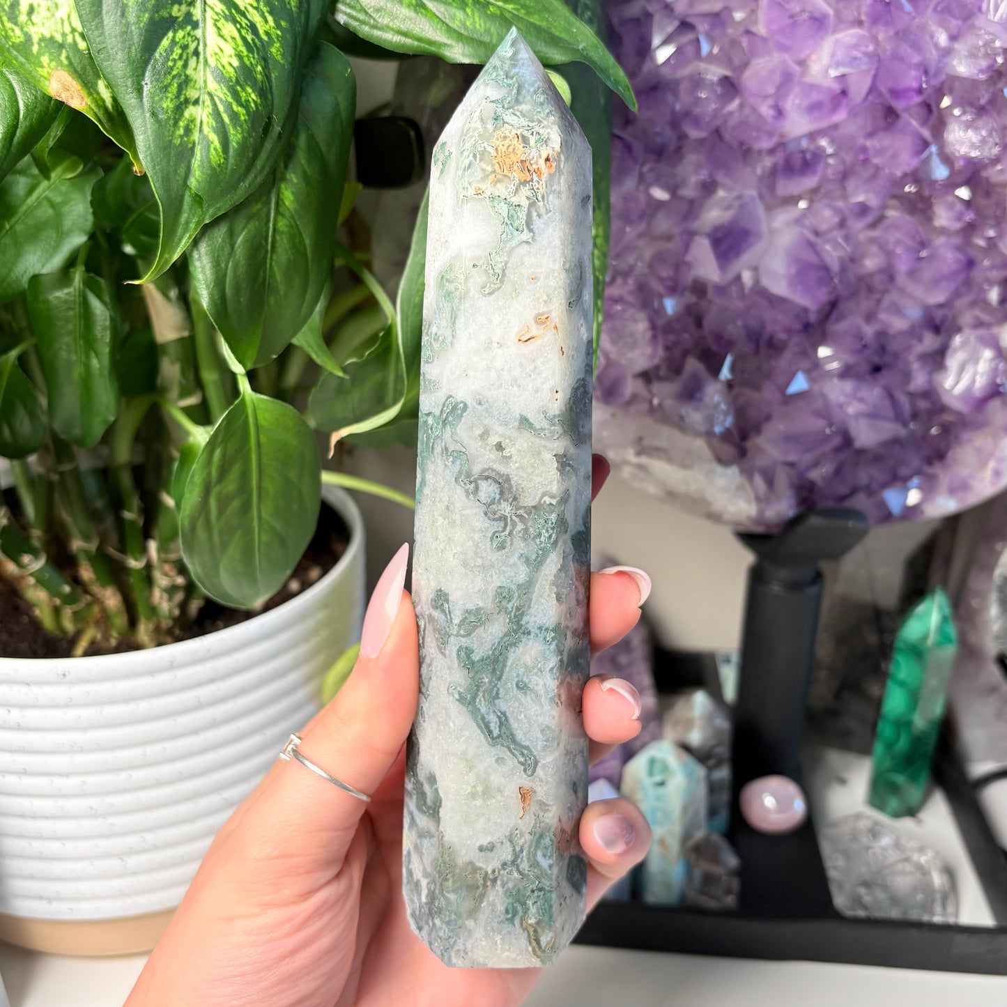 MOSS AGATE TOWERS