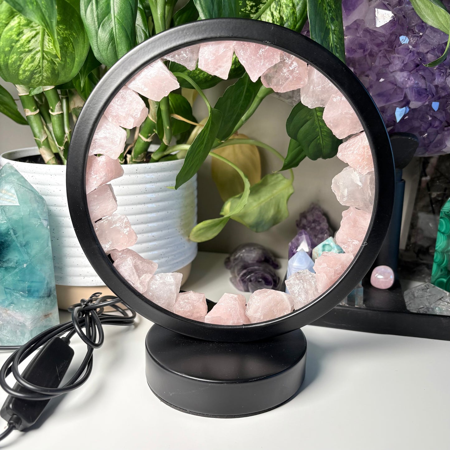 ROSE QUARTZ LAMP