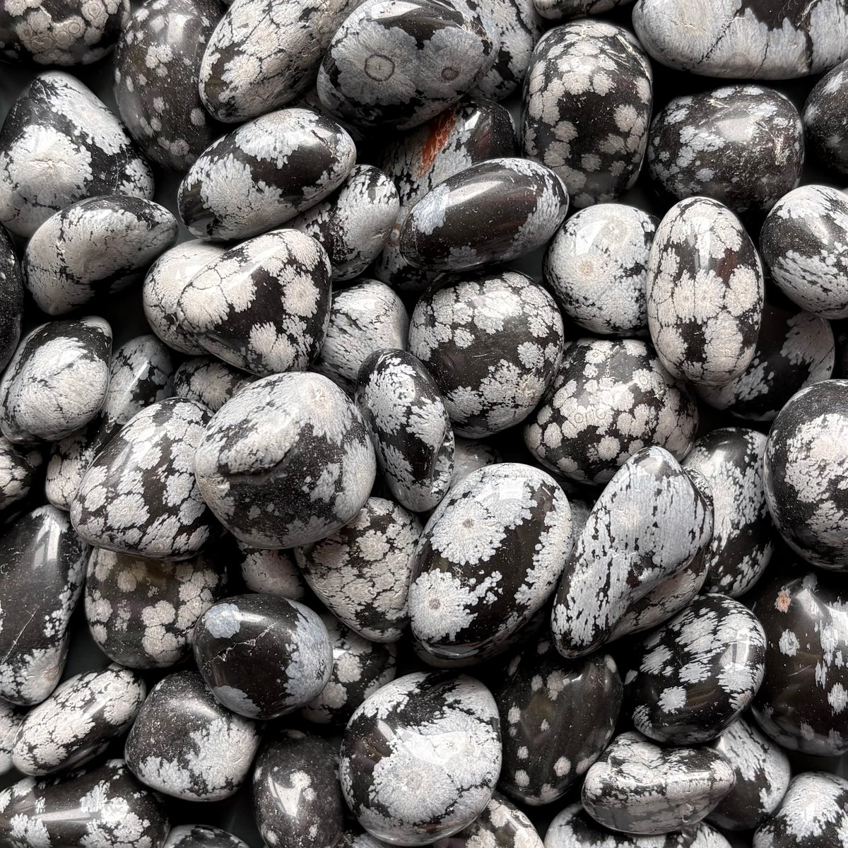 SNOWFLAKE OBSIDIAN TUMBLE