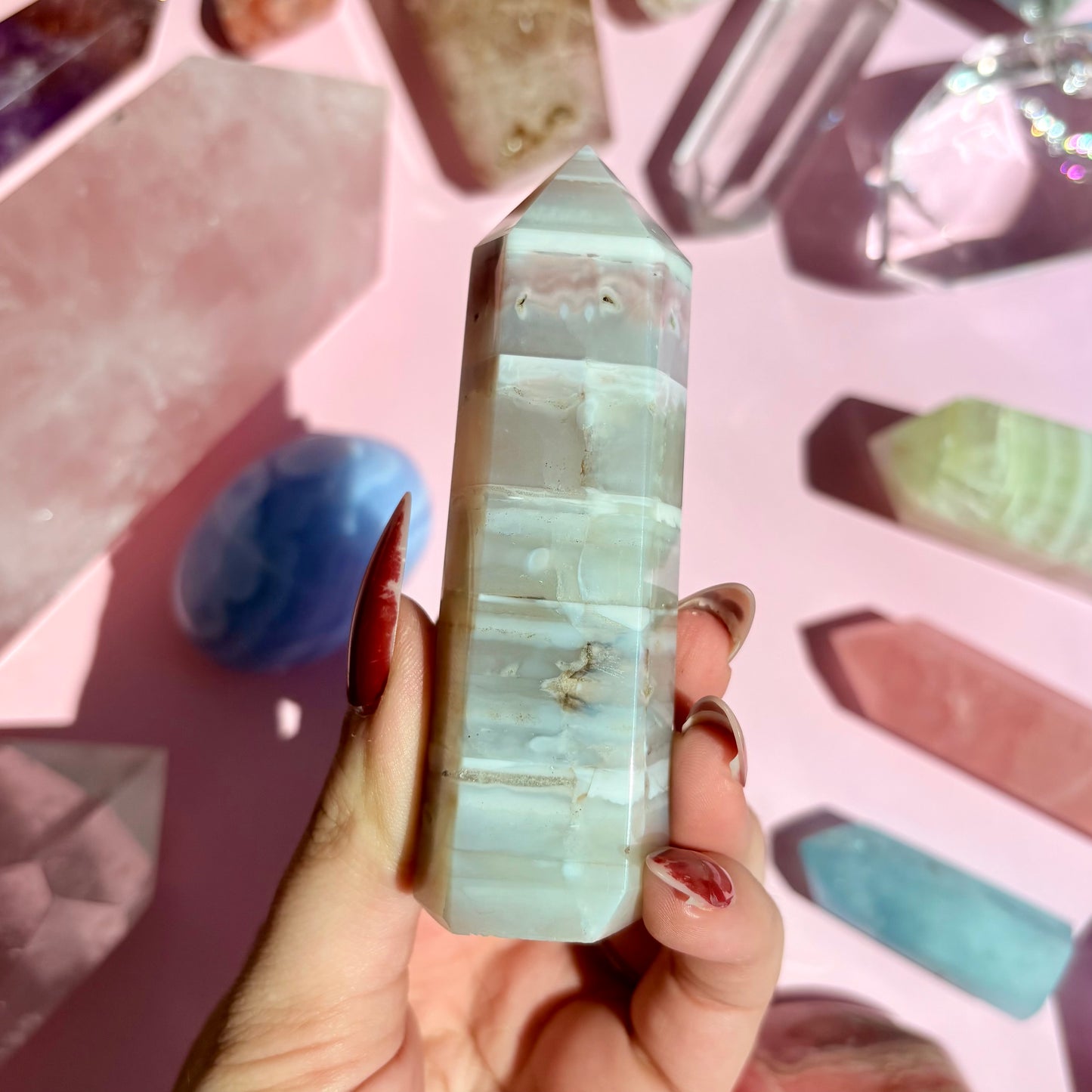 STRIPE AGATE TOWER