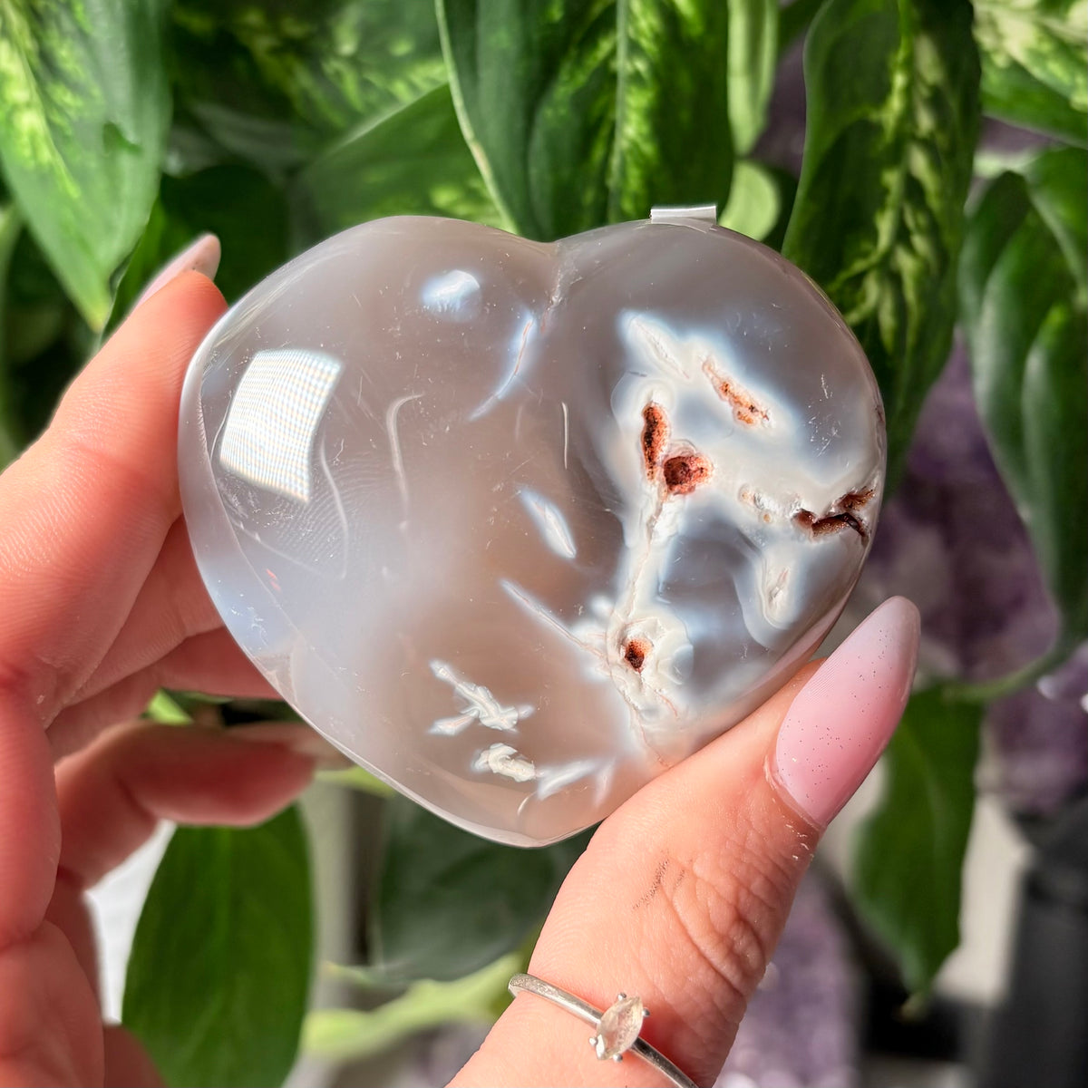 ORCA AGATE HEARTS