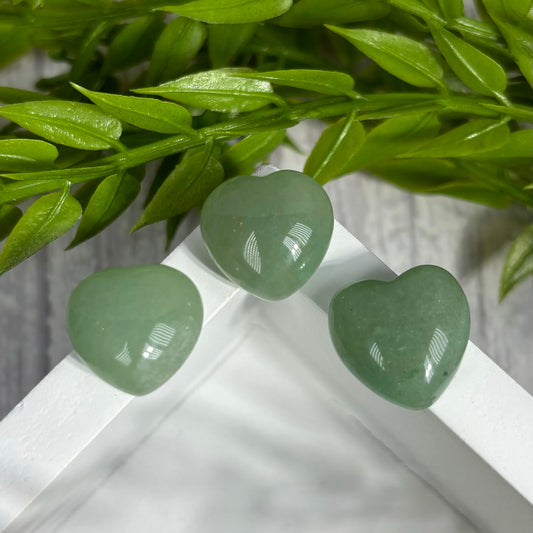 GREEN AVENTURINE MINI HEART