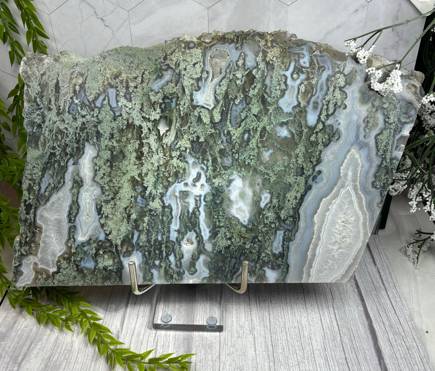 MOSS AGATE SLAB