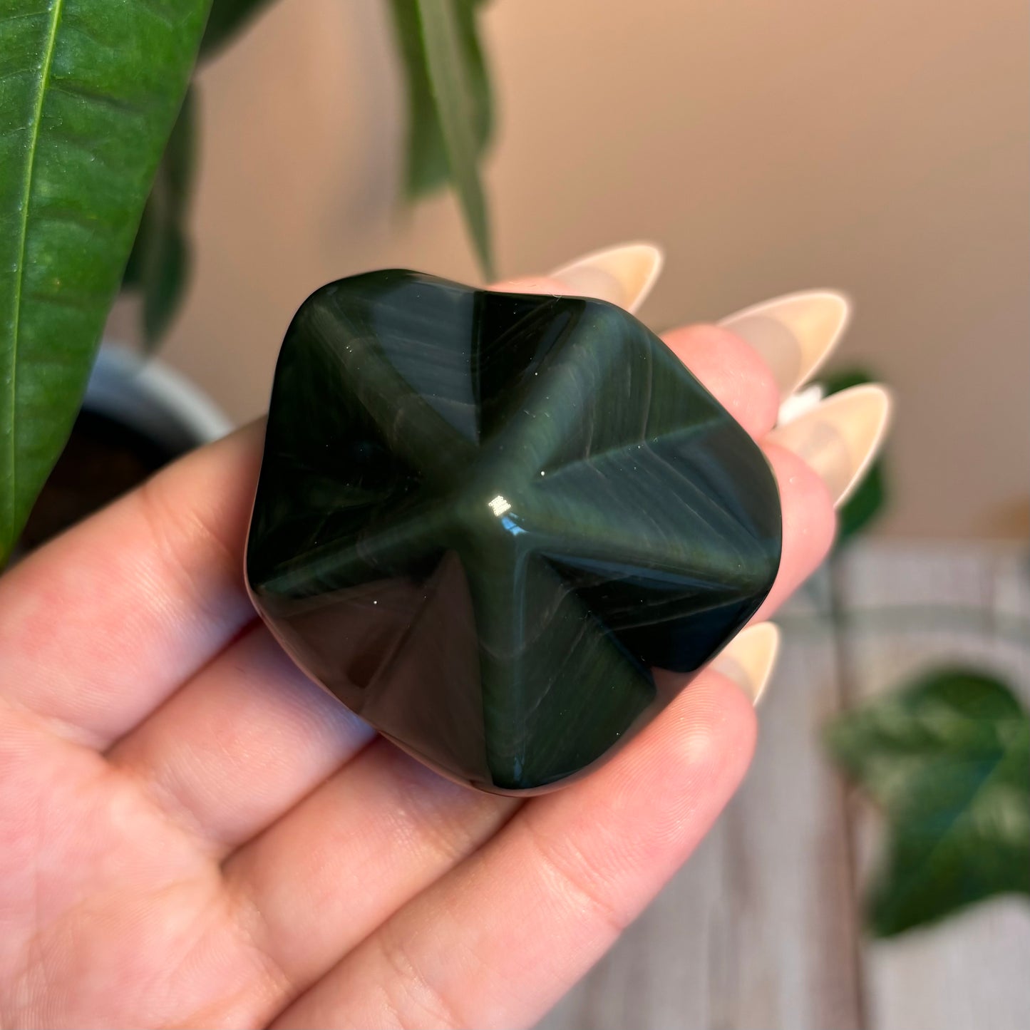 RAINBOW OBSIDIAN STAR