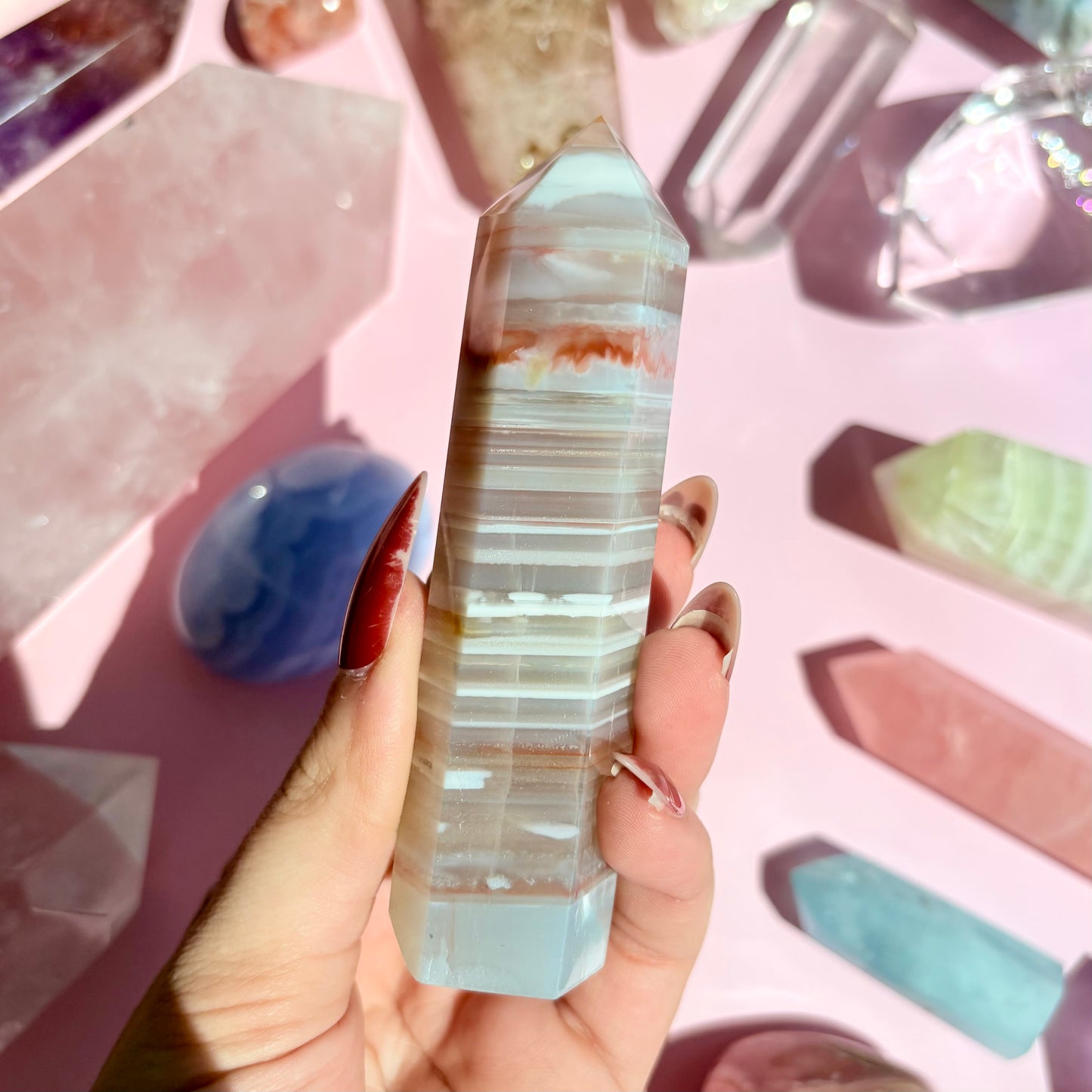 STRIPE AGATE TOWER