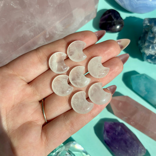 CLEAR QUARTZ MOON - MINI