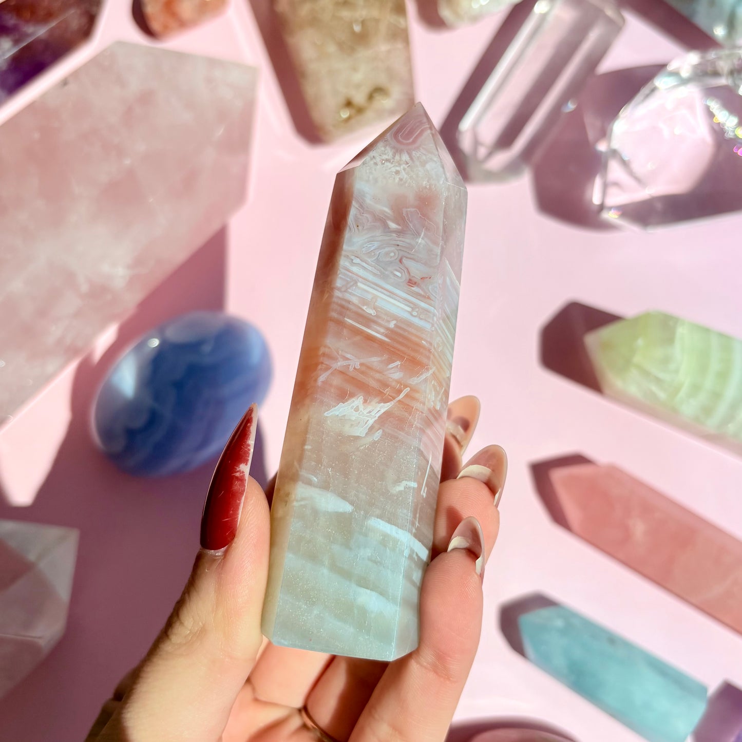 STRIPE AGATE TOWER