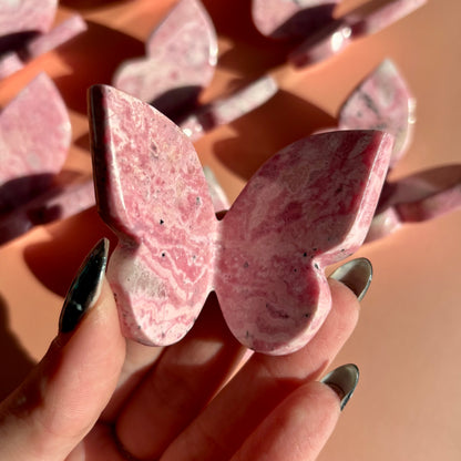 RHODONITE BUTTERFLY
