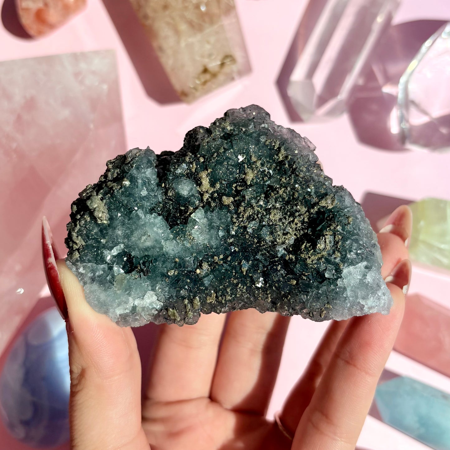 FLUORITE/PYRITE SPECIMEN