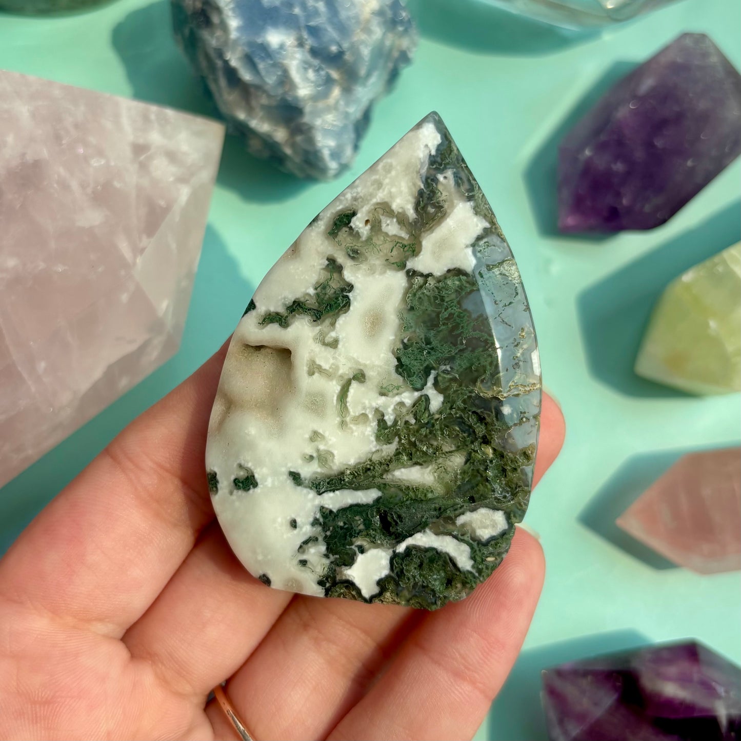 MOSS AGATE FREEFORMS