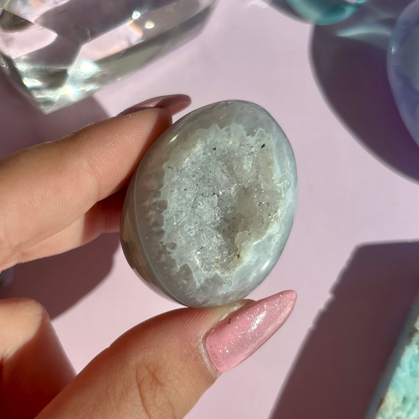 AGATE DRUZY EGGS